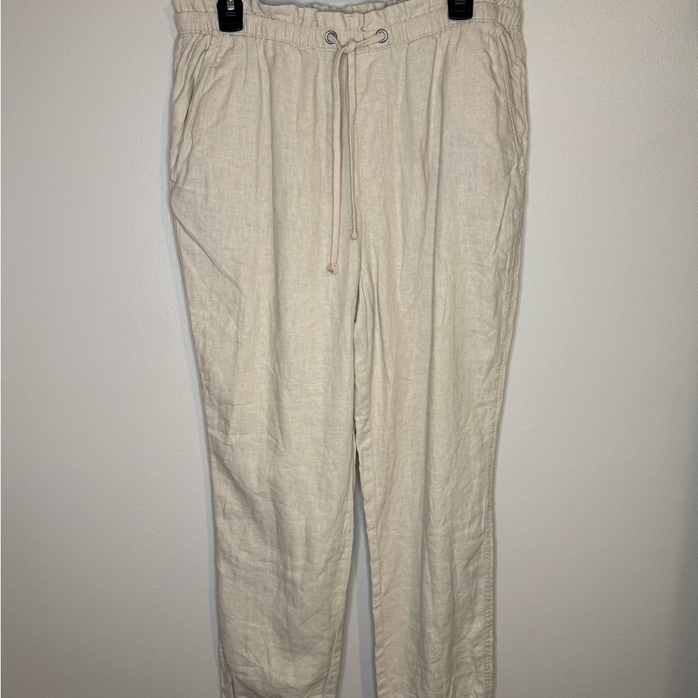 Social Standard by Sanctuary Linen Jogger Pants Size L